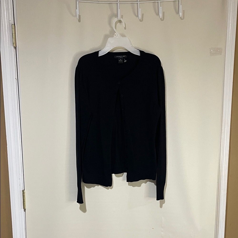 NWOT August Silk, Silk Blend Women’s Button Up Sweater Cardigan SZ MP